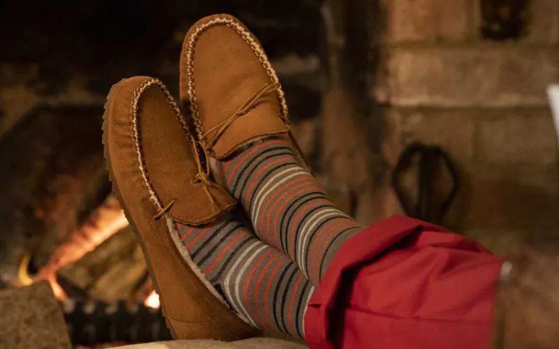 Chaussettes Chaussons D'hiver Antidérapantes - 1 Paire, Polaire Fourrée, Pour Homme Et Femme