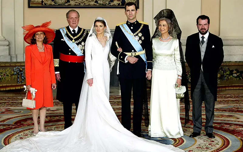 Mariage Felipe de Borbón